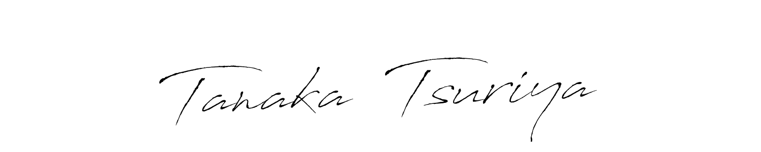 Also we have Tanaka  Tsuriya name is the best signature style. Create professional handwritten signature collection using Antro_Vectra autograph style. Tanaka  Tsuriya signature style 6 images and pictures png