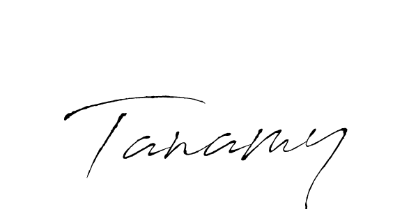 How to make Tanamy name signature. Use Antro_Vectra style for creating short signs online. This is the latest handwritten sign. Tanamy signature style 6 images and pictures png