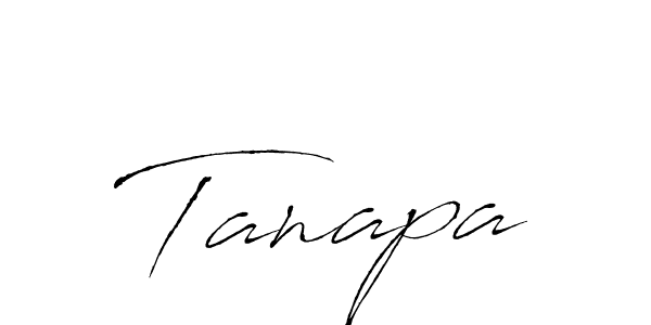 The best way (Antro_Vectra) to make a short signature is to pick only two or three words in your name. The name Tanapa include a total of six letters. For converting this name. Tanapa signature style 6 images and pictures png
