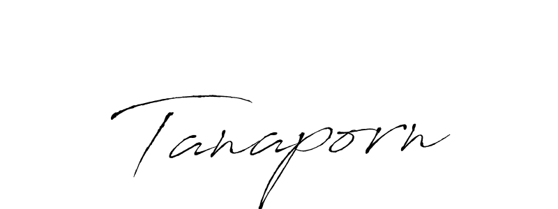 How to make Tanaporn signature? Antro_Vectra is a professional autograph style. Create handwritten signature for Tanaporn name. Tanaporn signature style 6 images and pictures png