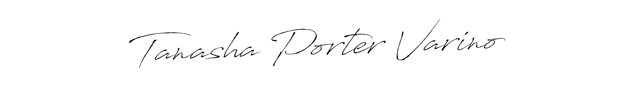 This is the best signature style for the Tanasha Porter Varino name. Also you like these signature font (Antro_Vectra). Mix name signature. Tanasha Porter Varino signature style 6 images and pictures png