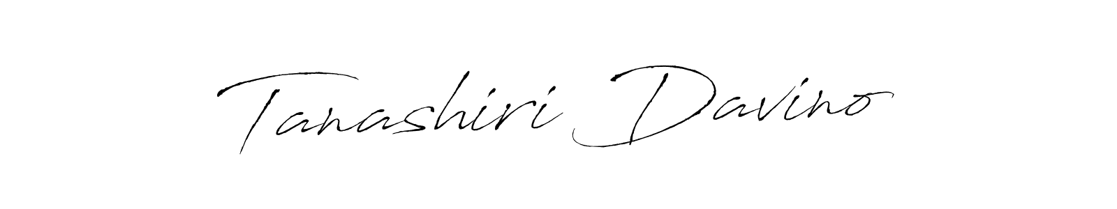 Design your own signature with our free online signature maker. With this signature software, you can create a handwritten (Antro_Vectra) signature for name Tanashiri Davino. Tanashiri Davino signature style 6 images and pictures png