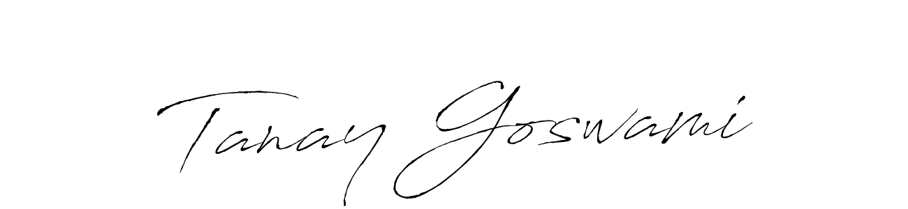 Also we have Tanay Goswami name is the best signature style. Create professional handwritten signature collection using Antro_Vectra autograph style. Tanay Goswami signature style 6 images and pictures png