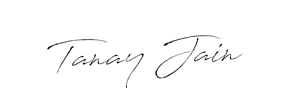 Antro_Vectra is a professional signature style that is perfect for those who want to add a touch of class to their signature. It is also a great choice for those who want to make their signature more unique. Get Tanay Jain name to fancy signature for free. Tanay Jain signature style 6 images and pictures png