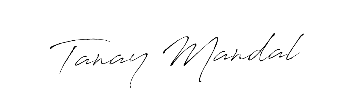 Design your own signature with our free online signature maker. With this signature software, you can create a handwritten (Antro_Vectra) signature for name Tanay Mandal. Tanay Mandal signature style 6 images and pictures png