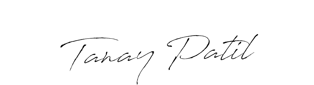 Make a beautiful signature design for name Tanay Patil. With this signature (Antro_Vectra) style, you can create a handwritten signature for free. Tanay Patil signature style 6 images and pictures png