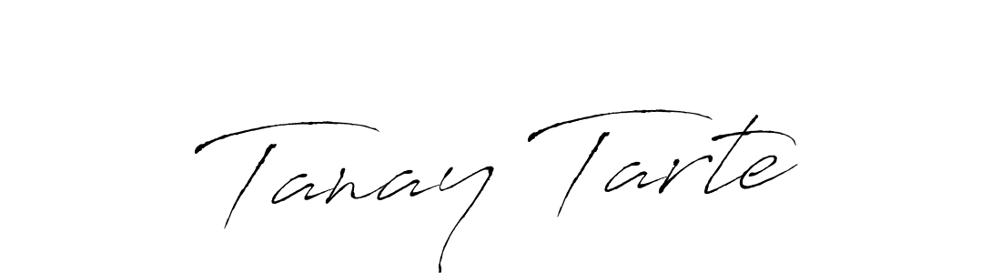 Also we have Tanay Tarte name is the best signature style. Create professional handwritten signature collection using Antro_Vectra autograph style. Tanay Tarte signature style 6 images and pictures png