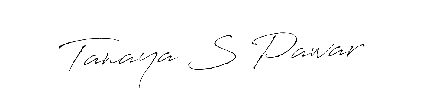 This is the best signature style for the Tanaya S Pawar name. Also you like these signature font (Antro_Vectra). Mix name signature. Tanaya S Pawar signature style 6 images and pictures png