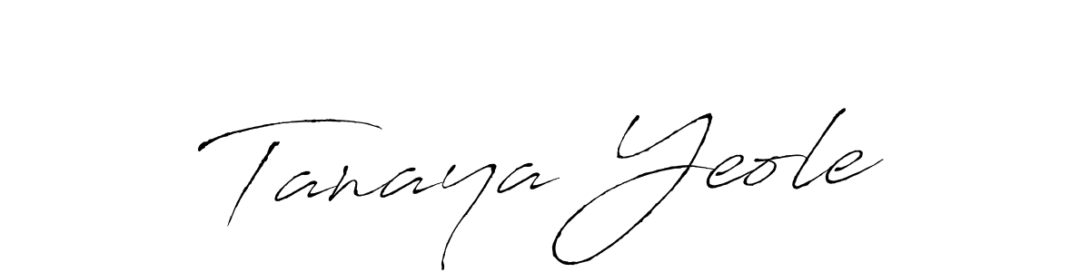 Also You can easily find your signature by using the search form. We will create Tanaya Yeole name handwritten signature images for you free of cost using Antro_Vectra sign style. Tanaya Yeole signature style 6 images and pictures png