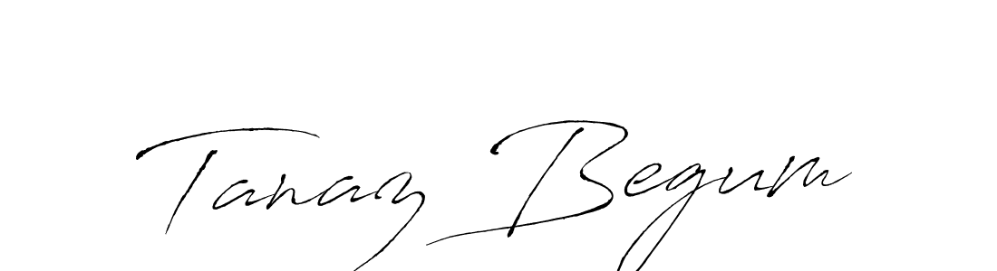 Use a signature maker to create a handwritten signature online. With this signature software, you can design (Antro_Vectra) your own signature for name Tanaz Begum. Tanaz Begum signature style 6 images and pictures png