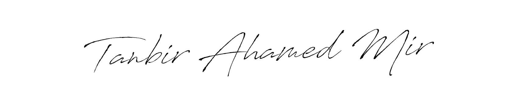 Make a short Tanbir Ahamed Mir signature style. Manage your documents anywhere anytime using Antro_Vectra. Create and add eSignatures, submit forms, share and send files easily. Tanbir Ahamed Mir signature style 6 images and pictures png