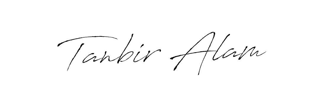 How to make Tanbir Alam signature? Antro_Vectra is a professional autograph style. Create handwritten signature for Tanbir Alam name. Tanbir Alam signature style 6 images and pictures png