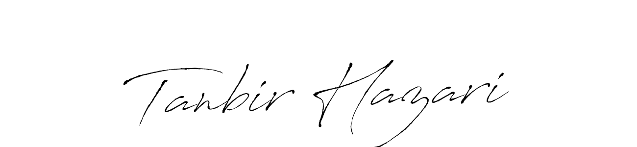 Use a signature maker to create a handwritten signature online. With this signature software, you can design (Antro_Vectra) your own signature for name Tanbir Hazari. Tanbir Hazari signature style 6 images and pictures png