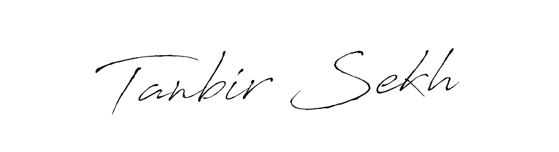 The best way (Antro_Vectra) to make a short signature is to pick only two or three words in your name. The name Tanbir Sekh include a total of six letters. For converting this name. Tanbir Sekh signature style 6 images and pictures png