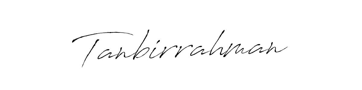 Also we have Tanbirrahman name is the best signature style. Create professional handwritten signature collection using Antro_Vectra autograph style. Tanbirrahman signature style 6 images and pictures png