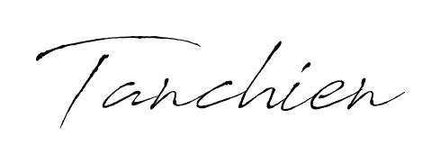 Use a signature maker to create a handwritten signature online. With this signature software, you can design (Antro_Vectra) your own signature for name Tanchien. Tanchien signature style 6 images and pictures png