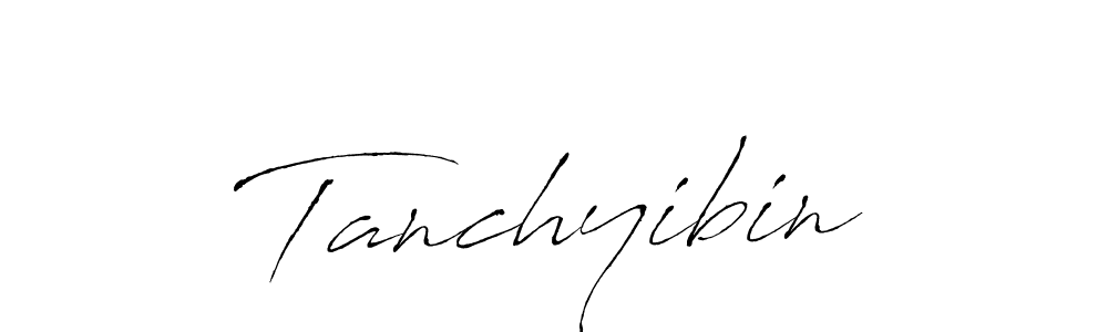 Make a beautiful signature design for name Tanchyibin. With this signature (Antro_Vectra) style, you can create a handwritten signature for free. Tanchyibin signature style 6 images and pictures png