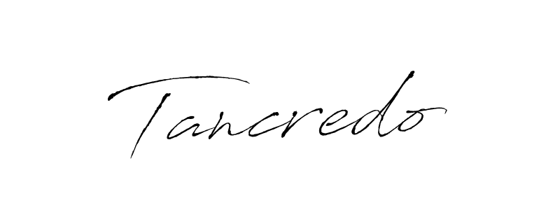 You should practise on your own different ways (Antro_Vectra) to write your name (Tancredo) in signature. don't let someone else do it for you. Tancredo signature style 6 images and pictures png