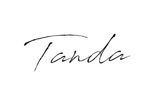 How to make Tanda name signature. Use Antro_Vectra style for creating short signs online. This is the latest handwritten sign. Tanda signature style 6 images and pictures png