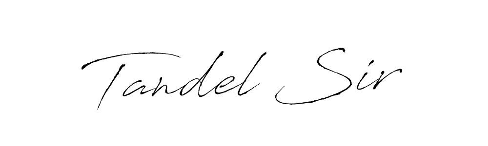 Similarly Antro_Vectra is the best handwritten signature design. Signature creator online .You can use it as an online autograph creator for name Tandel Sir. Tandel Sir signature style 6 images and pictures png