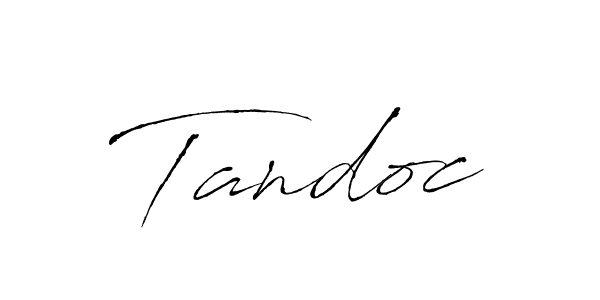 Design your own signature with our free online signature maker. With this signature software, you can create a handwritten (Antro_Vectra) signature for name Tandoc. Tandoc signature style 6 images and pictures png