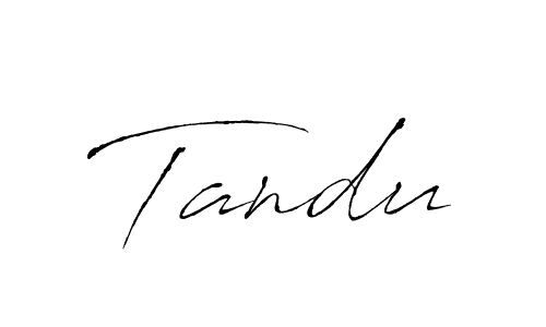 You should practise on your own different ways (Antro_Vectra) to write your name (Tandu) in signature. don't let someone else do it for you. Tandu signature style 6 images and pictures png