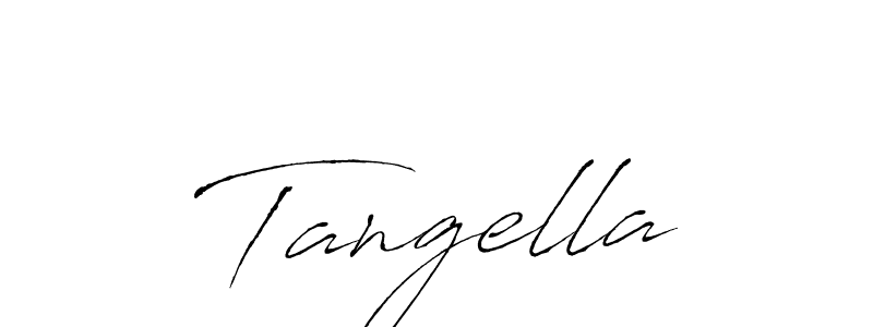 Antro_Vectra is a professional signature style that is perfect for those who want to add a touch of class to their signature. It is also a great choice for those who want to make their signature more unique. Get Tangella name to fancy signature for free. Tangella signature style 6 images and pictures png