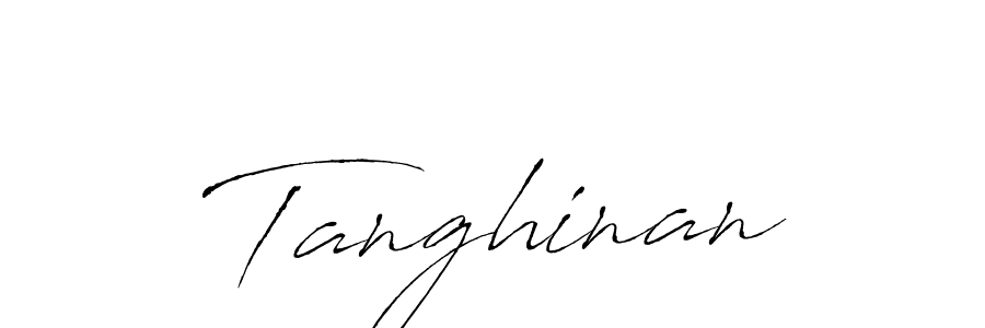 How to make Tanghinan name signature. Use Antro_Vectra style for creating short signs online. This is the latest handwritten sign. Tanghinan signature style 6 images and pictures png