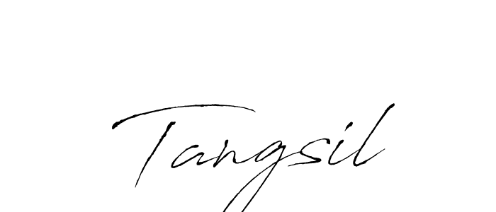 How to make Tangsil signature? Antro_Vectra is a professional autograph style. Create handwritten signature for Tangsil name. Tangsil signature style 6 images and pictures png