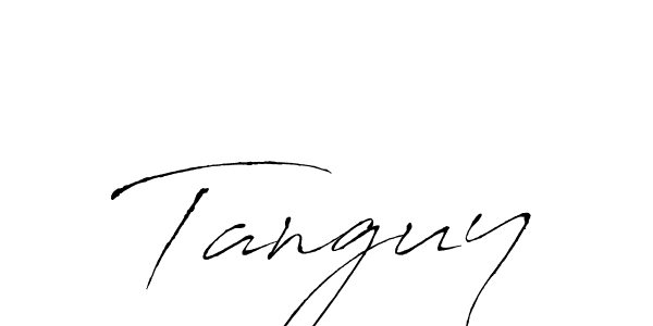 Use a signature maker to create a handwritten signature online. With this signature software, you can design (Antro_Vectra) your own signature for name Tanguy. Tanguy signature style 6 images and pictures png