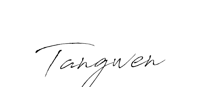 Make a beautiful signature design for name Tangwen. With this signature (Antro_Vectra) style, you can create a handwritten signature for free. Tangwen signature style 6 images and pictures png