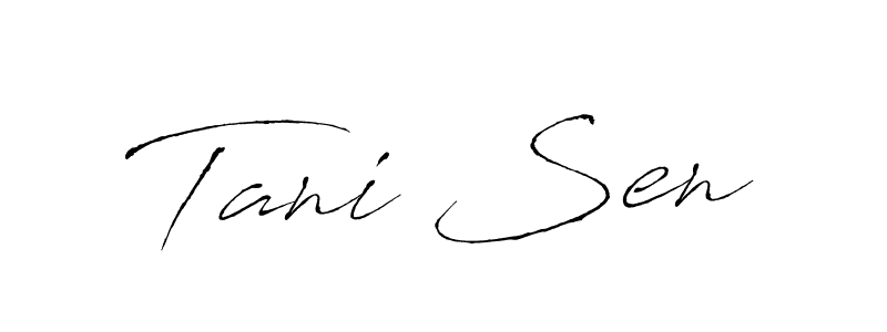 Also You can easily find your signature by using the search form. We will create Tani Sen name handwritten signature images for you free of cost using Antro_Vectra sign style. Tani Sen signature style 6 images and pictures png