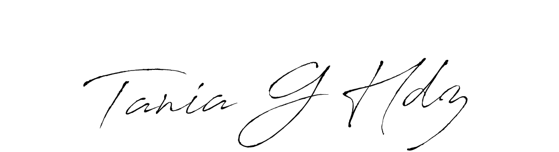 Antro_Vectra is a professional signature style that is perfect for those who want to add a touch of class to their signature. It is also a great choice for those who want to make their signature more unique. Get Tania G Hdz name to fancy signature for free. Tania G Hdz signature style 6 images and pictures png