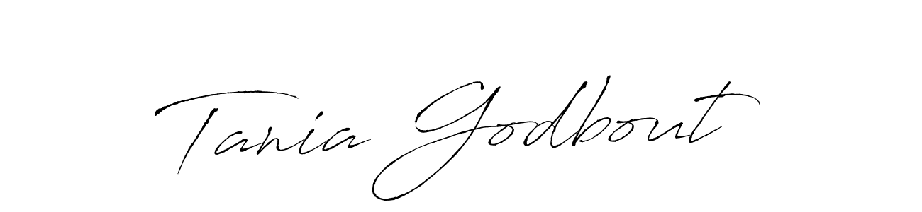 Design your own signature with our free online signature maker. With this signature software, you can create a handwritten (Antro_Vectra) signature for name Tania Godbout. Tania Godbout signature style 6 images and pictures png