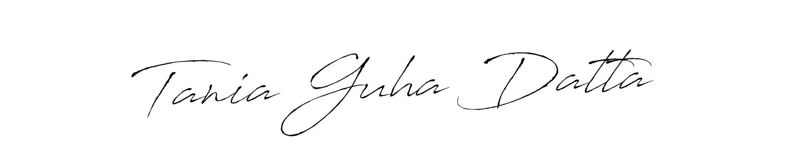Tania Guha Datta stylish signature style. Best Handwritten Sign (Antro_Vectra) for my name. Handwritten Signature Collection Ideas for my name Tania Guha Datta. Tania Guha Datta signature style 6 images and pictures png