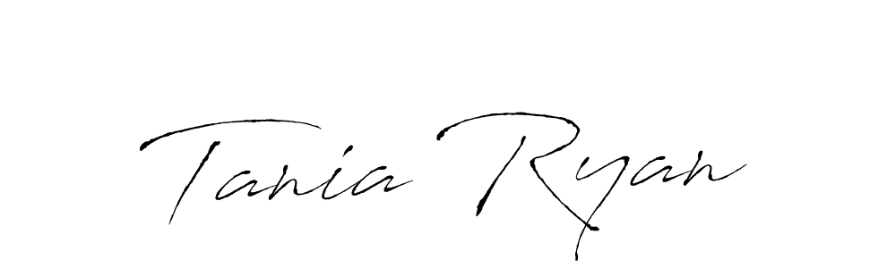 if you are searching for the best signature style for your name Tania Ryan. so please give up your signature search. here we have designed multiple signature styles  using Antro_Vectra. Tania Ryan signature style 6 images and pictures png