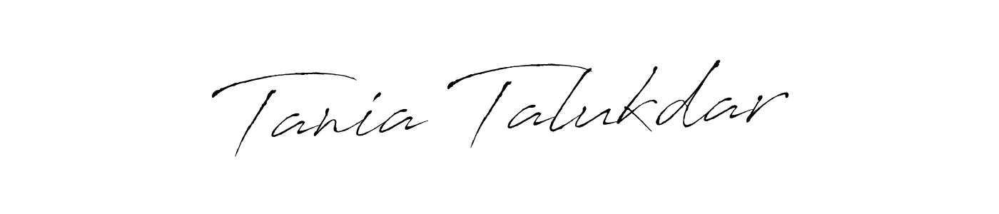 It looks lik you need a new signature style for name Tania Talukdar. Design unique handwritten (Antro_Vectra) signature with our free signature maker in just a few clicks. Tania Talukdar signature style 6 images and pictures png