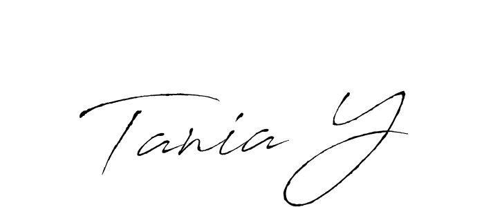 How to Draw Tania Y signature style? Antro_Vectra is a latest design signature styles for name Tania Y. Tania Y signature style 6 images and pictures png