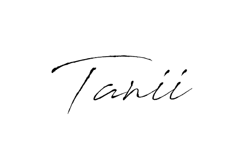 Create a beautiful signature design for name Tanii. With this signature (Antro_Vectra) fonts, you can make a handwritten signature for free. Tanii signature style 6 images and pictures png