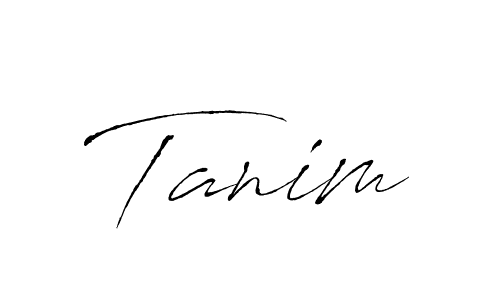 Tanim stylish signature style. Best Handwritten Sign (Antro_Vectra) for my name. Handwritten Signature Collection Ideas for my name Tanim. Tanim signature style 6 images and pictures png