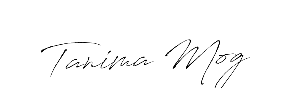 You should practise on your own different ways (Antro_Vectra) to write your name (Tanima Mog) in signature. don't let someone else do it for you. Tanima Mog signature style 6 images and pictures png