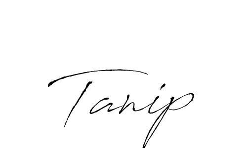 Tanip stylish signature style. Best Handwritten Sign (Antro_Vectra) for my name. Handwritten Signature Collection Ideas for my name Tanip. Tanip signature style 6 images and pictures png