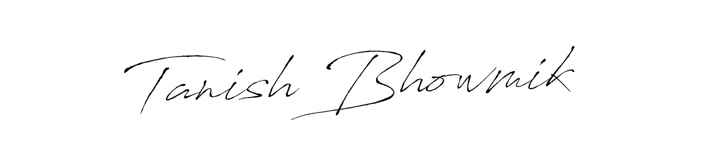 Create a beautiful signature design for name Tanish Bhowmik. With this signature (Antro_Vectra) fonts, you can make a handwritten signature for free. Tanish Bhowmik signature style 6 images and pictures png