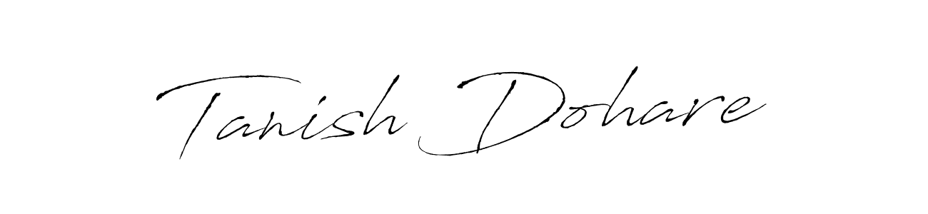 Similarly Antro_Vectra is the best handwritten signature design. Signature creator online .You can use it as an online autograph creator for name Tanish Dohare. Tanish Dohare signature style 6 images and pictures png