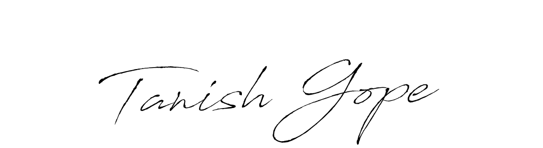 Make a beautiful signature design for name Tanish Gope. Use this online signature maker to create a handwritten signature for free. Tanish Gope signature style 6 images and pictures png