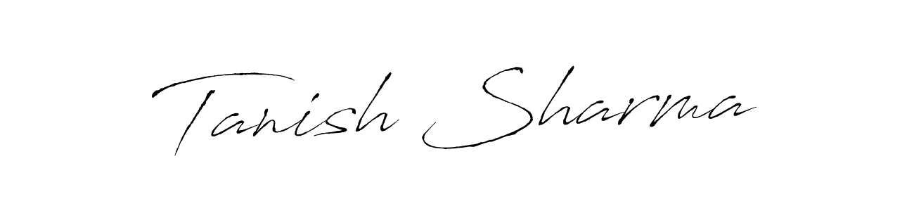 Make a beautiful signature design for name Tanish Sharma. With this signature (Antro_Vectra) style, you can create a handwritten signature for free. Tanish Sharma signature style 6 images and pictures png