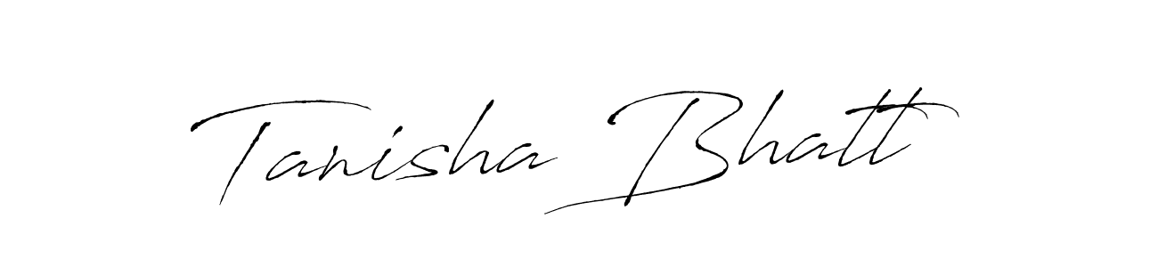 This is the best signature style for the Tanisha Bhatt name. Also you like these signature font (Antro_Vectra). Mix name signature. Tanisha Bhatt signature style 6 images and pictures png