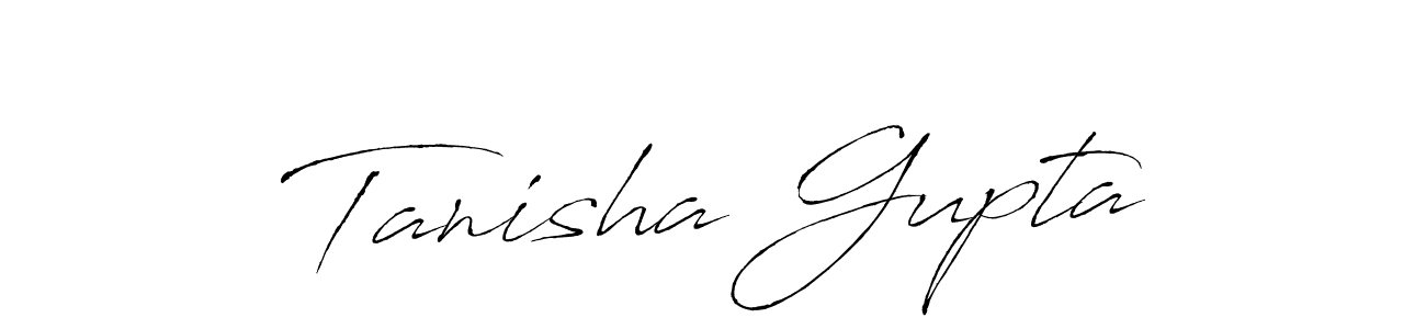 You should practise on your own different ways (Antro_Vectra) to write your name (Tanisha Gupta) in signature. don't let someone else do it for you. Tanisha Gupta signature style 6 images and pictures png