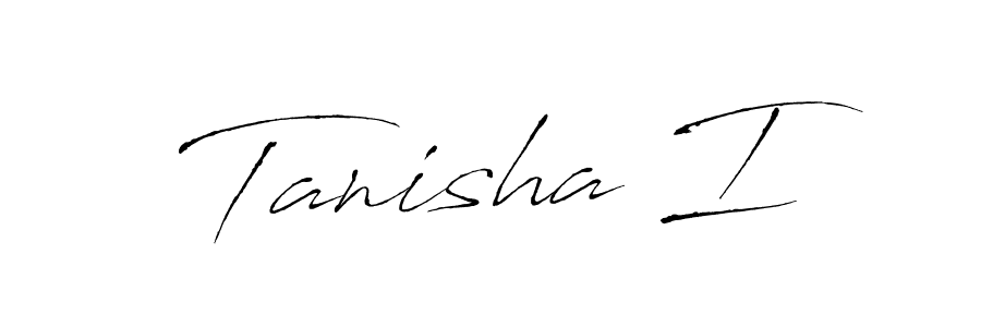Antro_Vectra is a professional signature style that is perfect for those who want to add a touch of class to their signature. It is also a great choice for those who want to make their signature more unique. Get Tanisha I name to fancy signature for free. Tanisha I signature style 6 images and pictures png