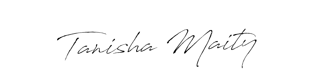 Create a beautiful signature design for name Tanisha Maity. With this signature (Antro_Vectra) fonts, you can make a handwritten signature for free. Tanisha Maity signature style 6 images and pictures png